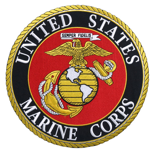 Hot Leathers 3" x 3" United States Marine Corps Logo Military Patch