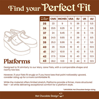 Betty Claus Women's Mary Jane Platforms