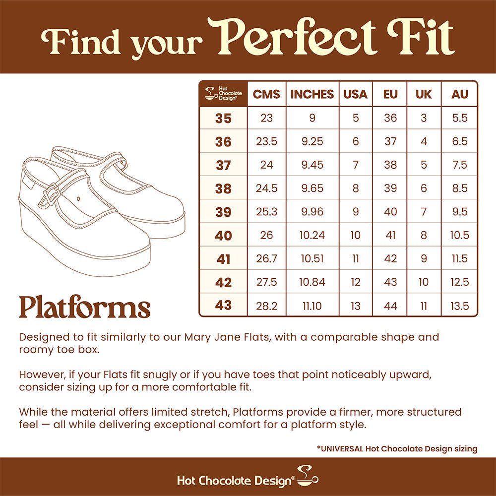 Crochet Women's Mary Jane Platforms