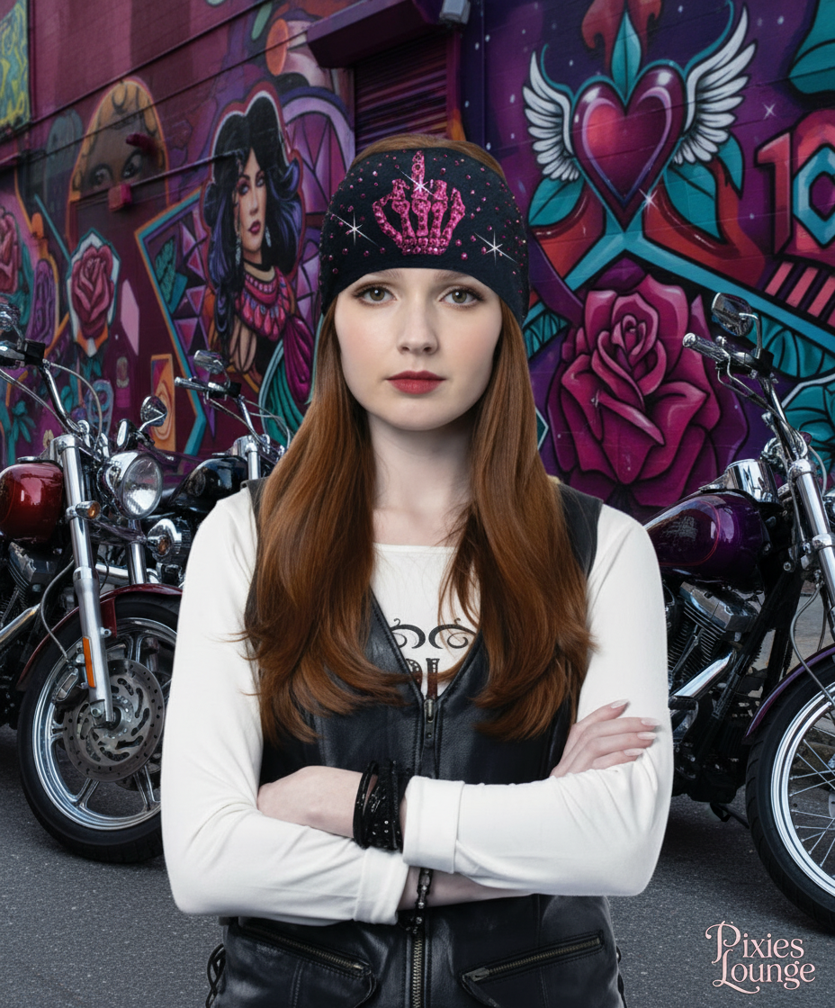 Bling’d Skeleton Middle Finger EZ Band