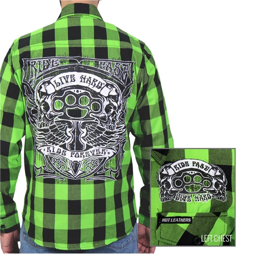 Men's Long Sleeve Riders Flannel