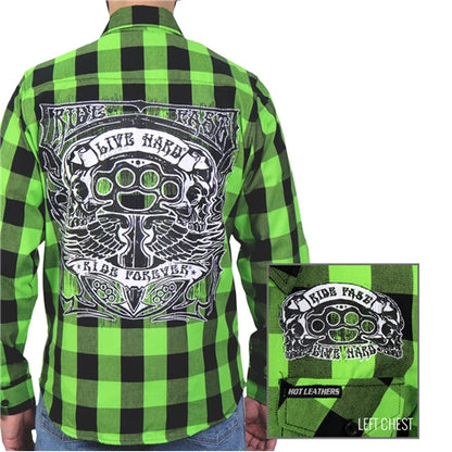 Men's Long Sleeve Riders Flannel