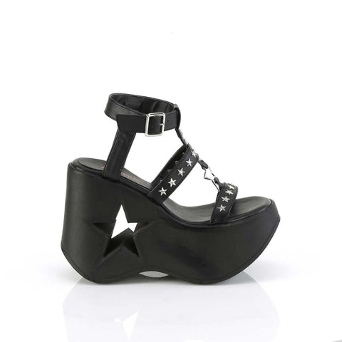 Metallic Star Platform Sandals