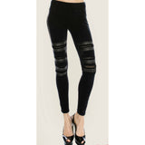 Vocal Peekaboo Mesh and Studded Leggings