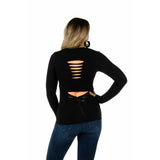 Live To Ride Graphic Long Sleeve Biker Top