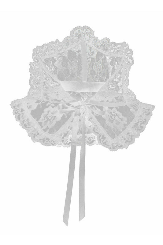 White Lace Neck Collar