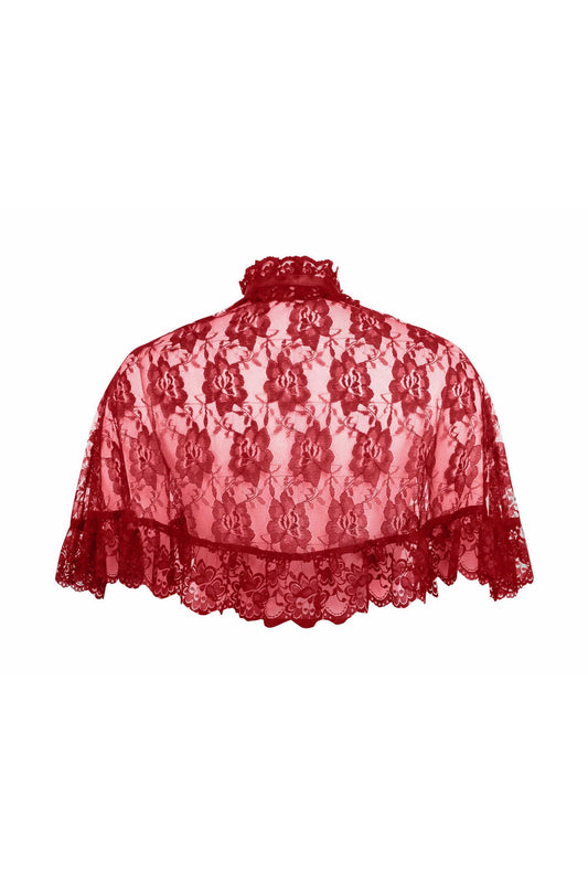 Red Lace Cape