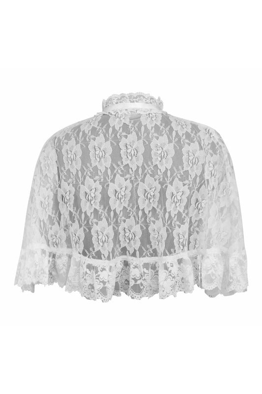 White Lace Cape
