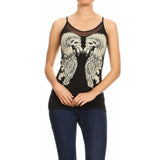 Native Skull Graphic Mesh Tank