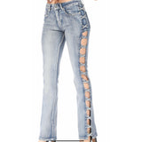 Cross Me I Dare You Platinum Plush Jeans