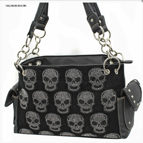 Band of Skulls Biker Carry Bolso