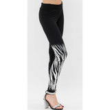 Vocal Zebra Sparkle Foil Leggings