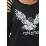 Vocal Apparel Free Spirit Eagle LS Top