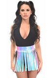 Blue/Purple Holo Fringe Skirt