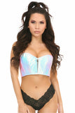 Lavish Mermaid Holo Short Bustier Top - Daisy Corsets