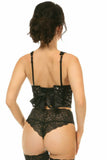 Lavish Celestial Satin Open Cup Waist Cincher - Daisy Corsets