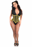 Lavish Yellow Clear Curvy Underbust Waist Cincher Corset