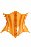 Lavish Orange Clear Curvy Underbust Waist Cincher Corset - Daisy Corsets