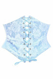 Lavish Lt Blue Lace Corset Belt Cincher - Daisy Corsets