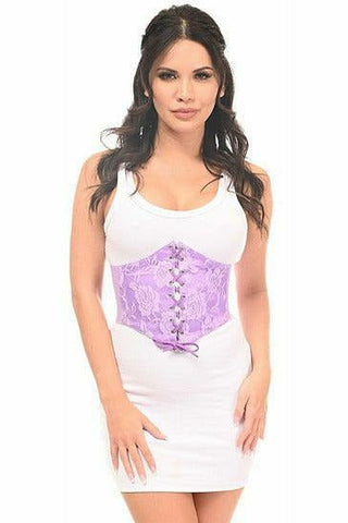 Lavish Lt Purple Lace Corset Belt Cincher - Daisy Corsets