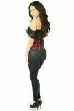 Lavish Red Lace Off-The-Shoulder Corset - Daisy Corsets