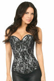 Lavish White Lace Front Zipper Corset - Daisy Corsets