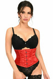 Lavish Red Satin Mini Cincher - Daisy Corsets