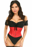 Lavish Red Satin Mini Cincher - Daisy Corsets