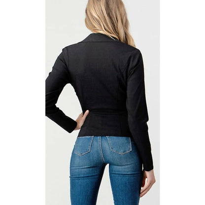 Lydia Long Sleeve Two Buckle Zip Up Jacket