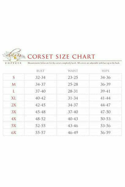 Lavish Pink w/Black Lace Overlay Open Cup Waist Cincher - Daisy Corsets