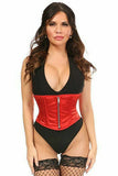 Top Drawer Red Satin Steel Boned Mini Cincher