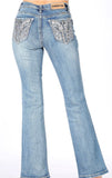 Shine On Duel Embellished Rhinestone Jeans